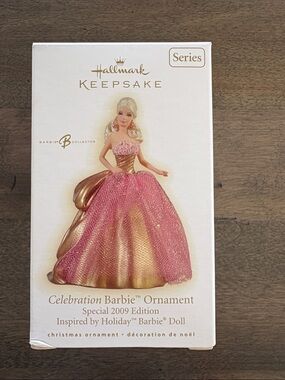 New in box 2009 Hallmark Celebration Barbie Ornament